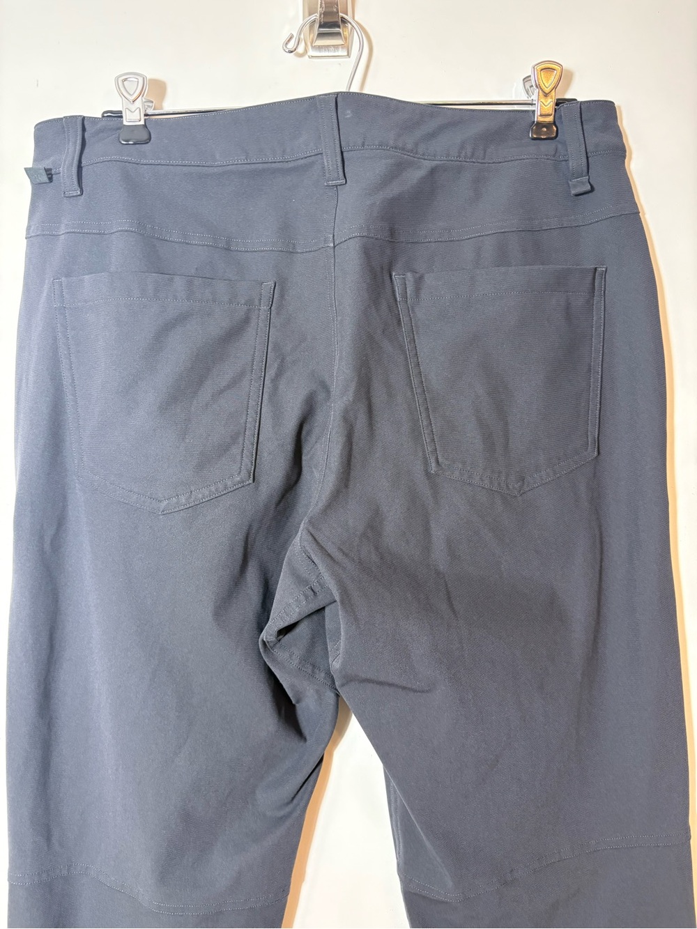 Lululemon Pants Mens 32X30 Gray Obsidian ABC Slim Fit Warpstreme Stretch - Picture 5 of 9